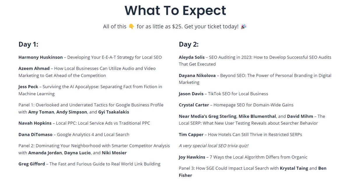 🎟️ WIN a free ticket to <a href="/brightlocal/">BrightLocal 🇺🇦</a> 's Local SEO for Good - LIVE 2 day event!
How? 🤷🏻
Click here 👇🏻
x.com/ndyjsimpson/st…

#localseoforgood