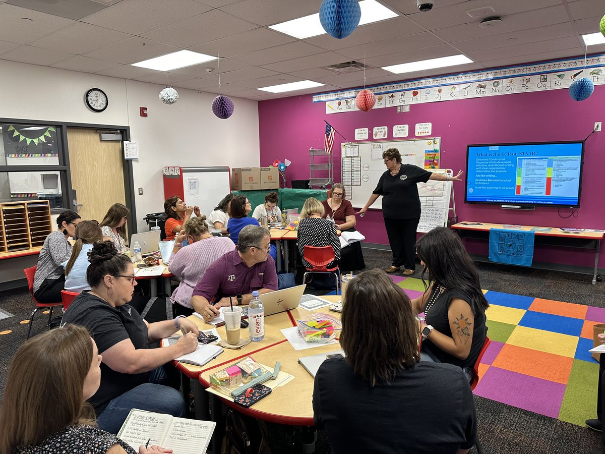 MZuniga08's tweet photo. Loved supporting my teammate and learning from her at her jam packed elementary Elevate writing sessions! She is one of MISDs best! @JPayneMISD #MISDproud https://t.co/C85QXWcM9I