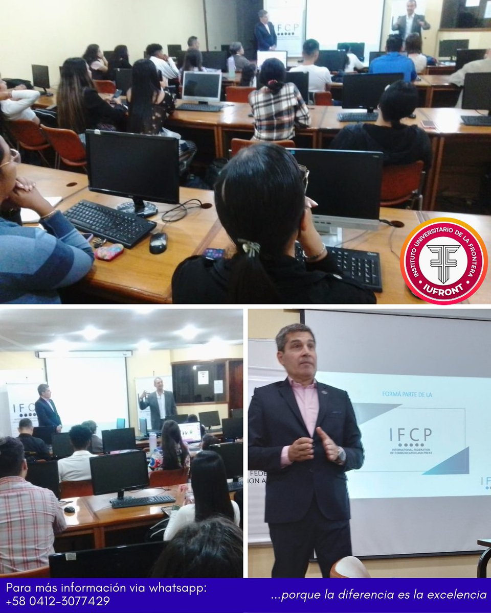 Iufrontoficial's tweet photo. 🏬En el día de ayer 2 de agosto se llevó a cabo el conversatorio "Comunicación en la era digital para emprendedores".
👉En dónde disertaron al respecto los directivos de la Federación Internacional de Comunicación y Prensa (IFCP).
IUFRONT rumbo a sus 35 años
#iufront #03Agosto https://t.co/mjNcx93VCZ