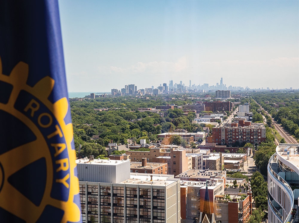 Rotary International tweet media