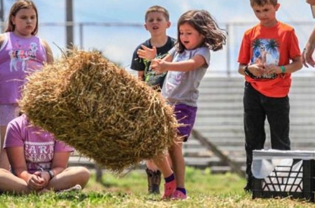 MonCountyFairWV's tweet image. Hey, #moncounty Kids!  Slip over to the Livestock Barn tonight for Barn Yard Games immediately following the cattle show. Try your luck at Udder Toss, Leaky Bucket Race, Hay Bale Toss, Sack Race and more! MonCountyFair.org #moncountyfair #moncounty #morgantown