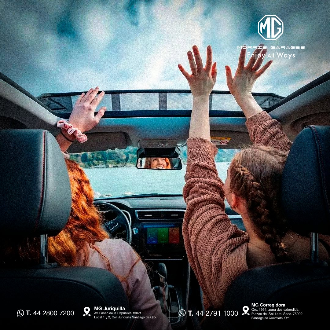 Mg_Queretaro's tweet photo. Tu mejor amiga y un MG son la combinación perfecta para tener el mejor viaje por carretera. 📷
#MG #Travel #Verano #Viaje #EnjoyAllWays

¡Contáctanos!
∙Juriquilla:
📷 WhatsApp: https://t.co/f1iWaVvwTx
∙Corregidora:
📷 WhatsApp: https://t.co/I0e8H0rKGV https://t.co/rsp0YjBXrz