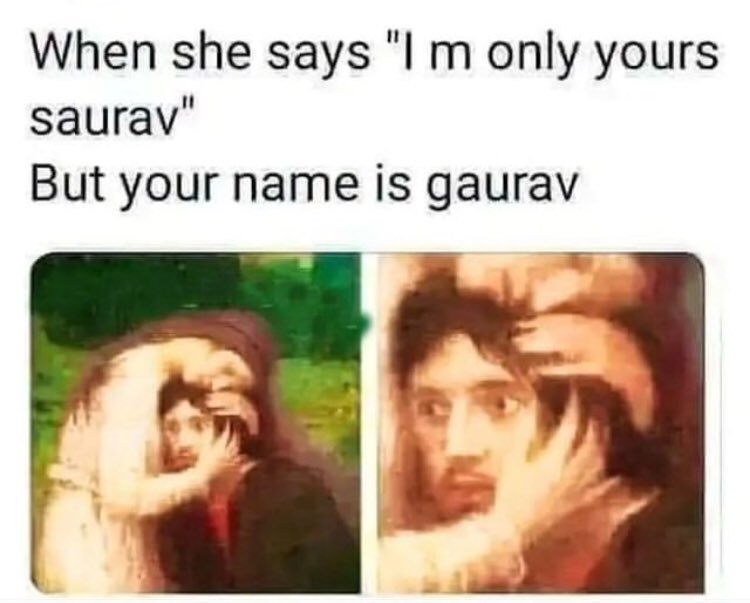 gaurav_61's tweet image. #Saurav #Gaurav #truelove #Katgaya 
#Ishq aaj kal ka 🤣🤣