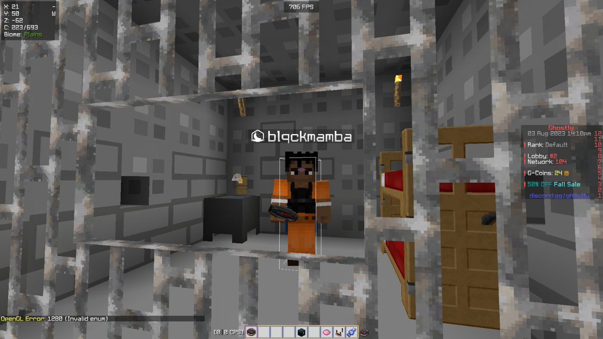 blackping0's tweet photo. @GhostlyLive nick: blqckmamba
me banearon por refuse SS (mi pc se trabó y no pude pasar el código en los 5 mins indicados)🤓🤓 https://t.co/6uAaOs6cGk