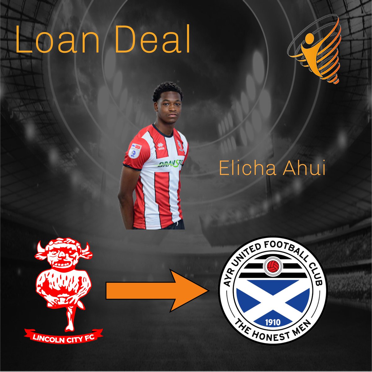 Loan Deal: Following an impressive loan spell in the League of Ireland with @droghedaunitedfootballclub Elicha Ahui has now joined <a href="/ayrunitedfc/">Ayr United</a> for the duration of the 23/24 season. Congratulations and good luck Elicha. #loandeal #ayr #ayrunited #drogheda #imps #lincolncityfc