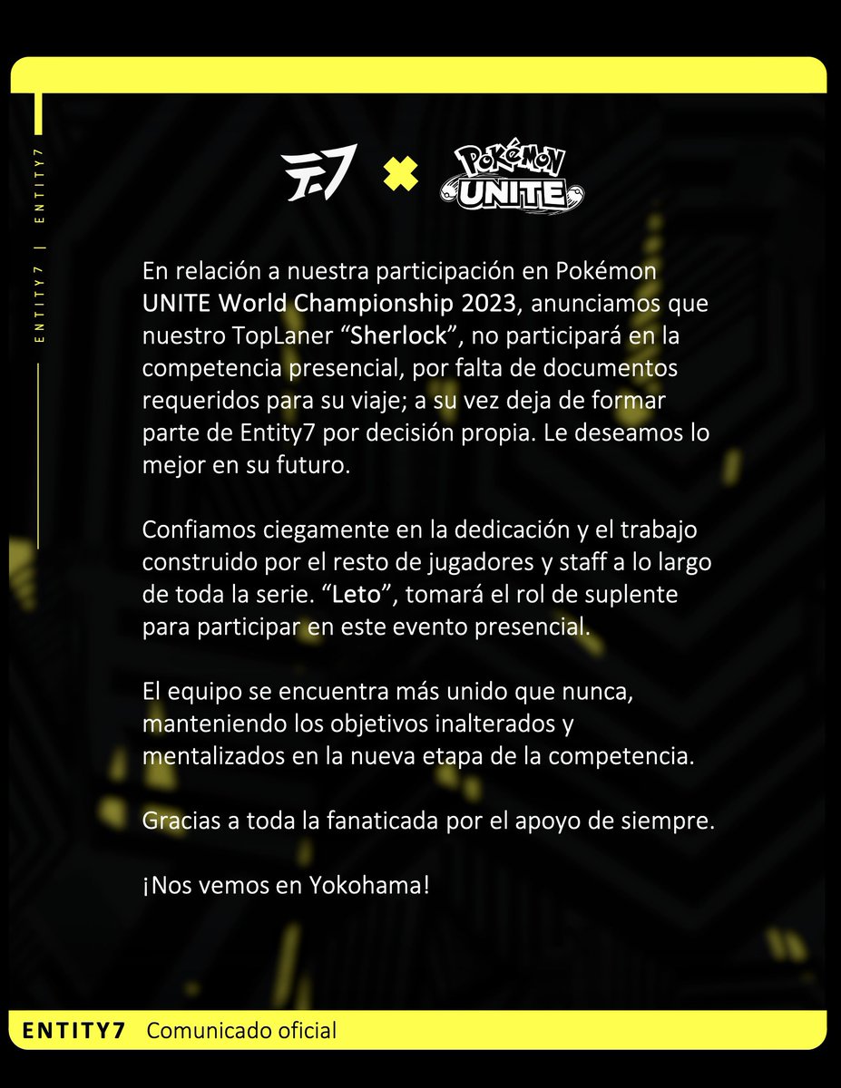 E7 POKÉMON UNITE tweet media