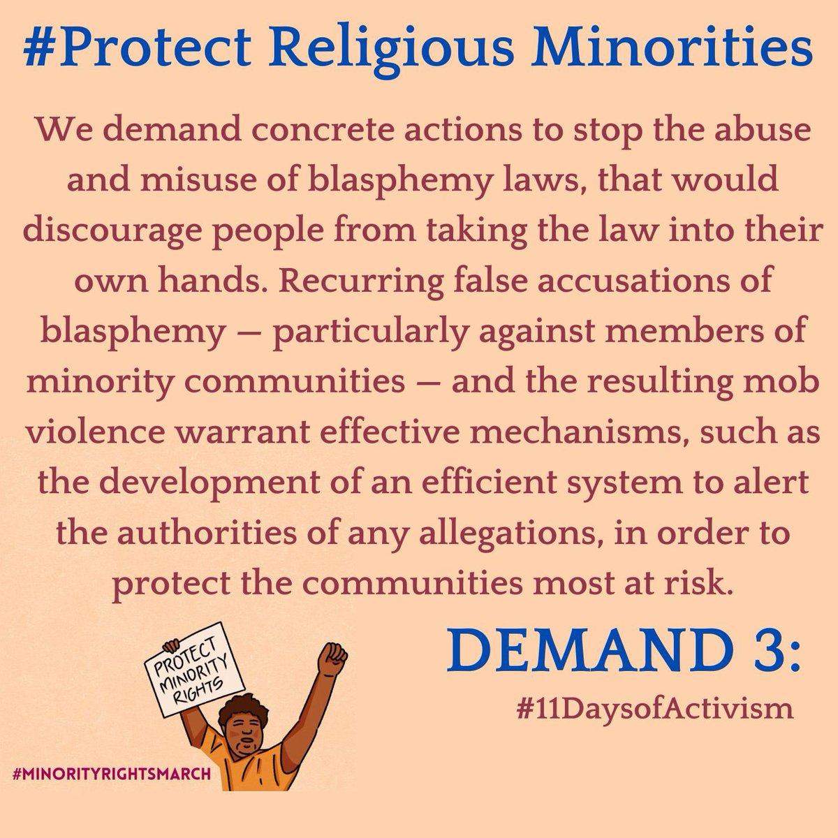 aqliyatihuqooq's tweet image. A Blasphemy Accusation?

Just the utterance of this term can cause terror, mayhem and murder at the hands of extremist mobs. We talk about this dreaded law today because for minority communities and dissenters, this word is terrorizing. 🧵