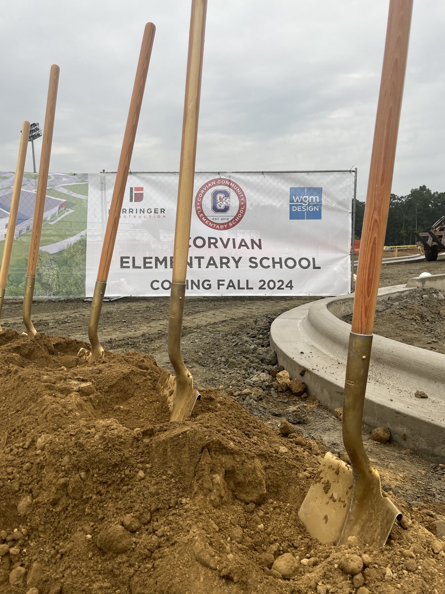 WGMDesignLLP's tweet image. Ground Breaking on @CorvianCourier's new elementary schoo! ✏️Coming Fall 2024!

✅Project Mgmt: @StreamRealty 
 🚧ConstructionMgMt: @barringerconst 
⚙️Civil Engineering: @v3companies 

#wgmdesign  #architect #designbuild #newschool #charterschools #groundbreaking