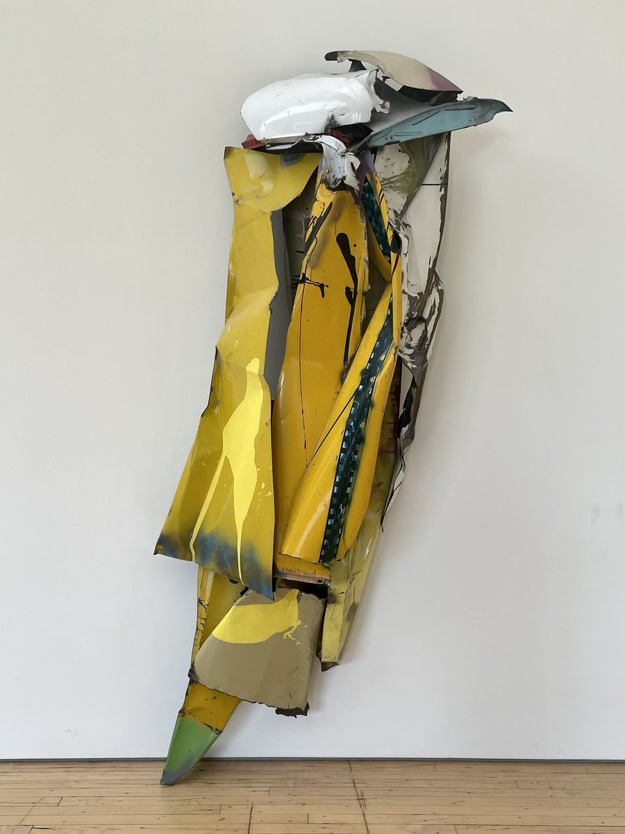#JohnChamberlain at @diaartfoundation , perhaps thinking about #TheVelvetUnderground and Andy Warhol
.
#art #sculpture