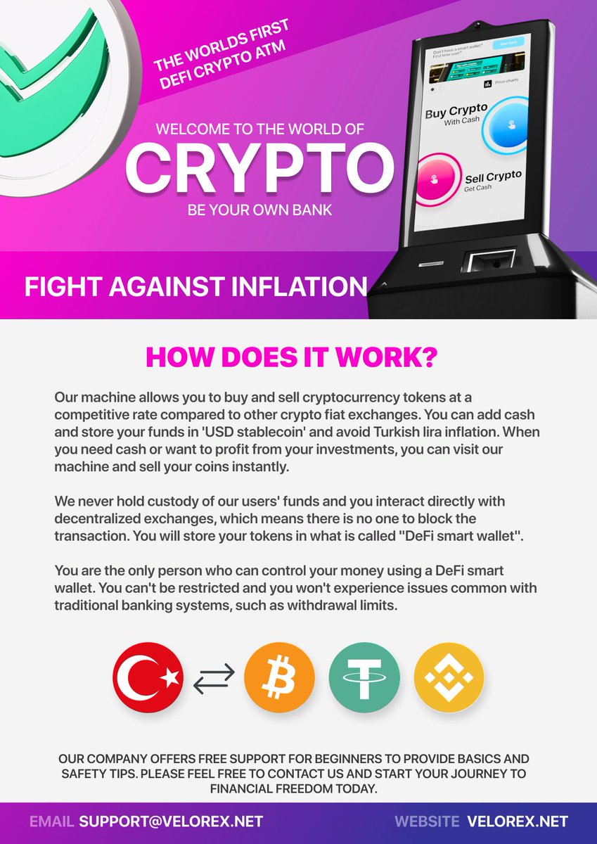 Velorex | DeFi ATM | Web3 tweet media