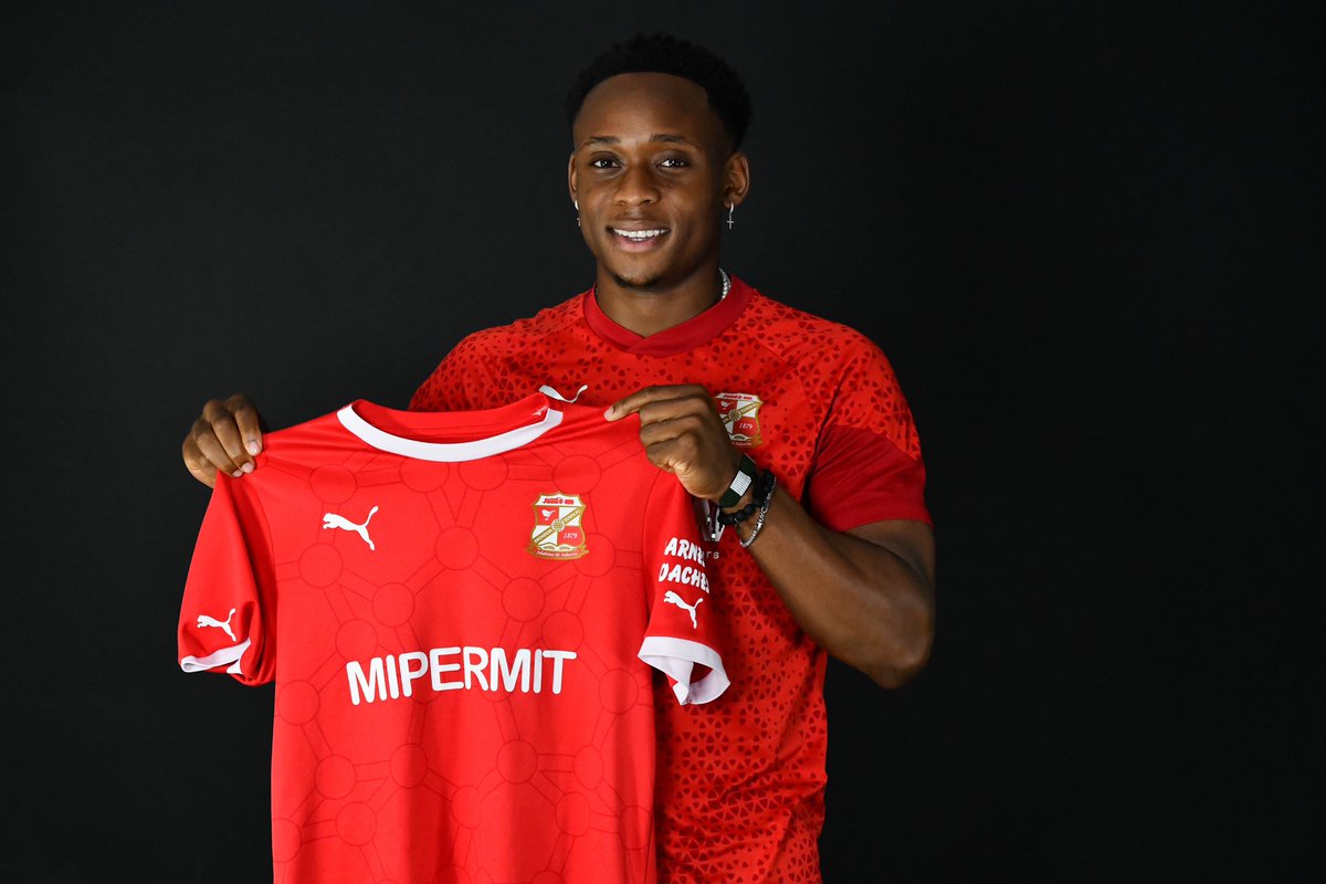 Delighted it’s FINALLY done!😩 
Really appreciate the welcoming messages guys. I can’t wait to engage with you all on &amp; off the pitch &amp; create some long lasting memories.
God bless, see you Saturday❤️‍🔥

<a href="/Official_STFC/">Swindon Town Football Club</a>