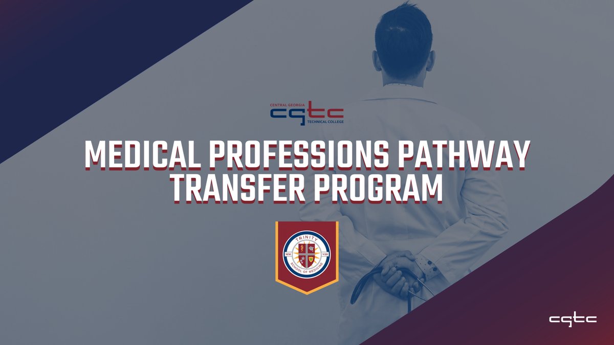 CGTC and @TrinityMedNews Sign Historic Agreement for Medical Professions Pathway

Just 77 semester hours stand between YOU and medical school!

centralgatech.edu/cgtc-and-trini…

#YOURCollegeforOURCommunity