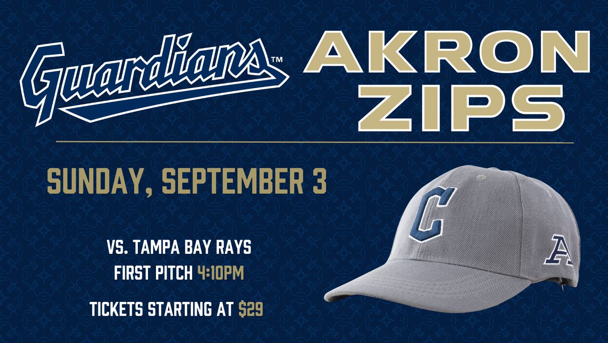 Join President Gary L. Miller, Zippy, and the entire UA community for University of Akron Day at the Cleveland Guardians, as we kick off the new academic year in style! ⚾️