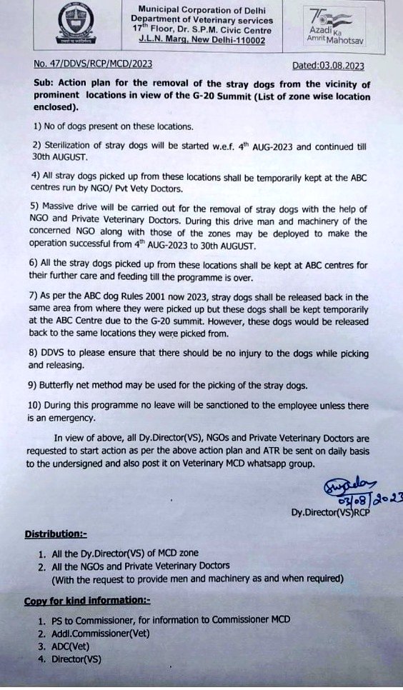 restlessmuck's tweet photo. So far, @OberoiShelly &amp; her team has been the nondeserving &amp; most insensitive politician to be sitting at Mayoral position in @AamAadmiParty. She didn't exist in the landscape &amp; one day, voila! She's Mayor. And now she's going against law of the land, displacing community animals https://t.co/PjQAZW60dG