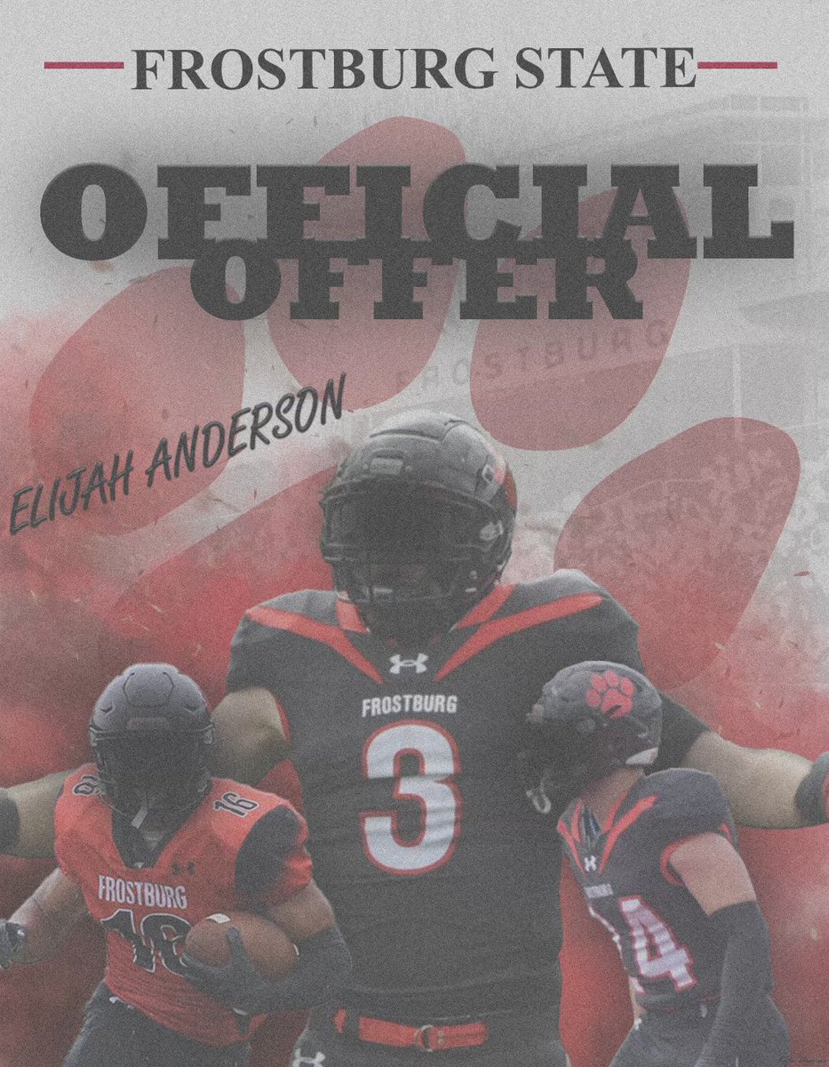 After a great camp and meeting with <a href="/coach_ewags/">Eric Wagoner</a> @_coachwiggs <a href="/CoachRhodes__/">Eric Rhodes</a> I am blessed to Receive my first offer from Frostburg State University. <a href="/CoachDWomack/">Demonya Womack</a> <a href="/ACFriarFootball/">Archbishop Curley Football</a>