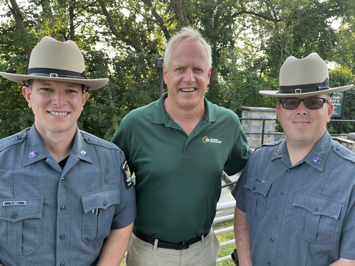 As I continue on this two-day tour of the state, I am gratified by the service and contributions that Park Police have made over the course of our first century, and will continue to make into the next century. #SeeYouOutThere