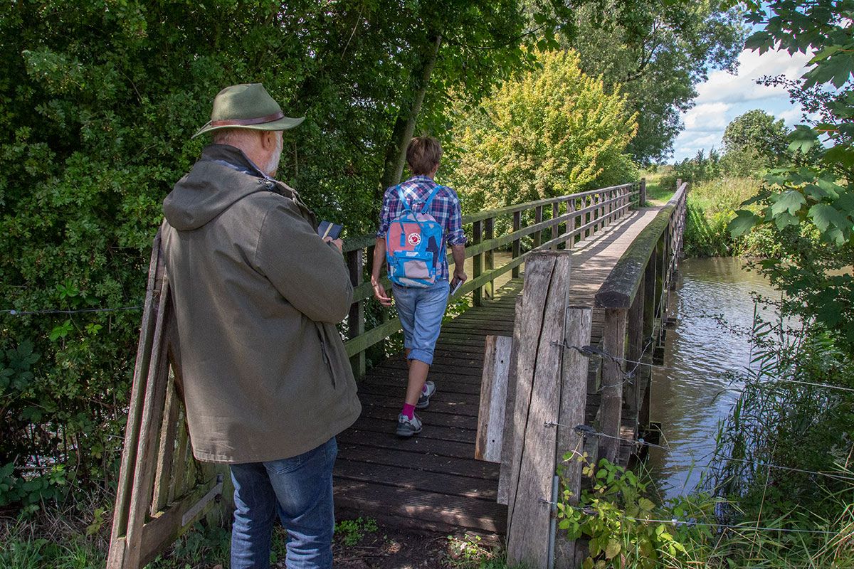 Gisteren waren we op verkenning tussen Werk aan het Spoel en Fort Everdingen. Hoogstwaarschijnlijk gaan we een route-app maken voor dat waterliniegebied bij Culemborg.