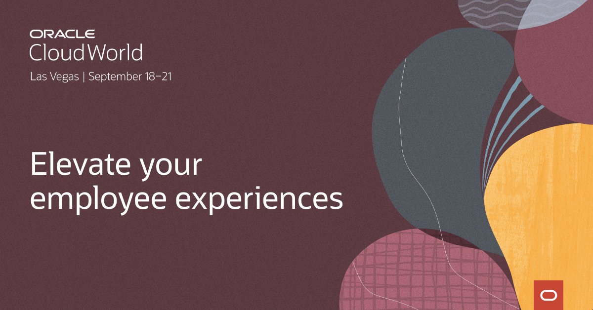 Connect with your HR peers at #CloudWorld and learn how you stay ahead of ever-changing expectations. Register now: social.ora.cl/6018PbQS8