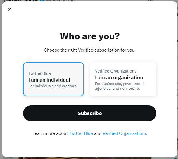 jasrasr's tweet photo. So, @Twitter used to be free...like all social media platforms. Now you need to subscribe to users. You can also offer people to subscribe to you but you need to be verified. To be verified, you need to pay for Twitter blue. (Yes, I know I used 'Twitter' and it's about to be 'X') https://t.co/wFE9kkMtQk