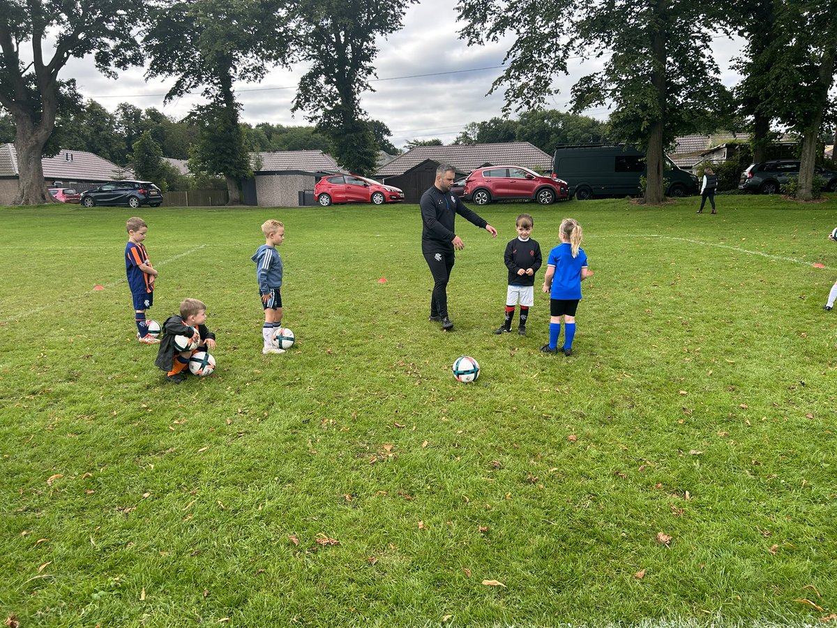 Bonessunitedcfc's tweet photo. Day 4 of @RangersFC soccer academy camp a dry day with football fun even caught @jonnybranks2 in action great 4th day @Zander_Carruth @PeterKennedy36 @scottedgar_w https://t.co/1acTQMKIqn