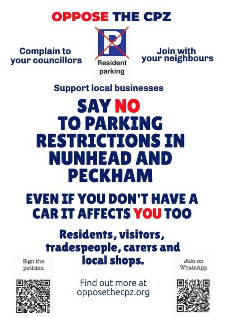 WhupsApocalypse's tweet image. All of those people should read and sign the petition opposing the #Southwark borough wide #CPZ!

opposethecpz.org/2023/07/27/sou…

#Peckham #Nunhead #Dulwich