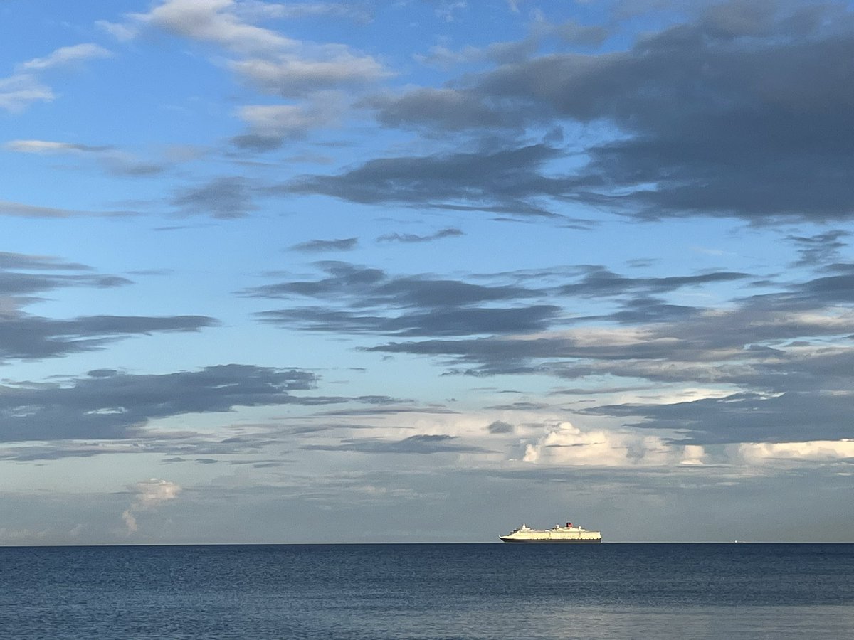 #QueenVictoria der @cunardline auf dem Weg von Kiel nach Skagen.