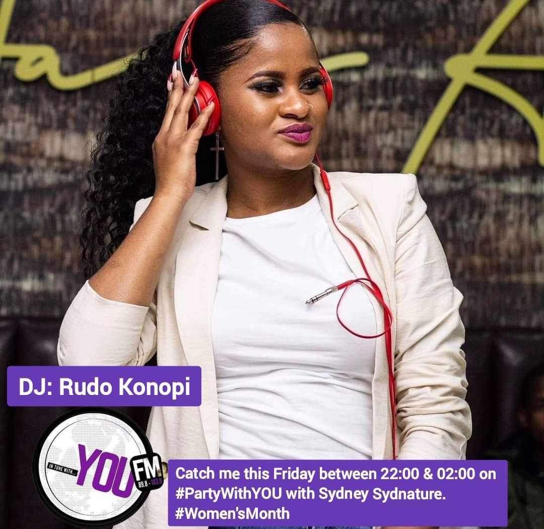 Catch me this Friday between 22:00 &amp; 02:00 on #PartyWithYOU with Sydney Sydnature. 📻 #Women’sMonth <a href="/YOUFM898/">#InTuneWithYOU</a>