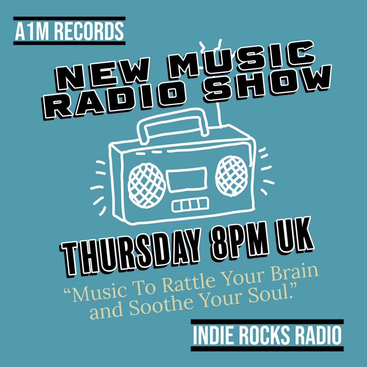 #newmusic 8pm @A1mradioshow @CAAofficial @InAirUK @VONUM_official @catvalleyband @DeadCaptain2 @Velve10Rabbit @BurmanMolly @BedroomTaxBand @TheHeatIncband @Def_Robot @attictheory @thisishealerUK @PanheadSharps @mosaicmusicuk @TheMetalByrds @Spangledband @cavsband @VivasBandUK