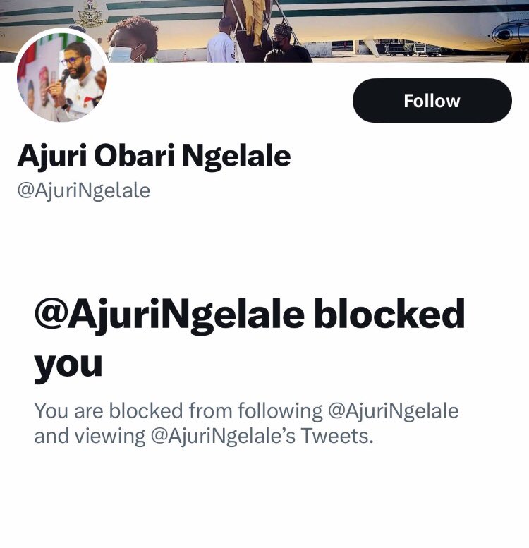 Albino blocked me, but he won’t escape being held accountable. Nigerians are about to witness his propaganda, back to back. But Obidents will burst all his lies. Blocking those smarter than you won’t save you.
