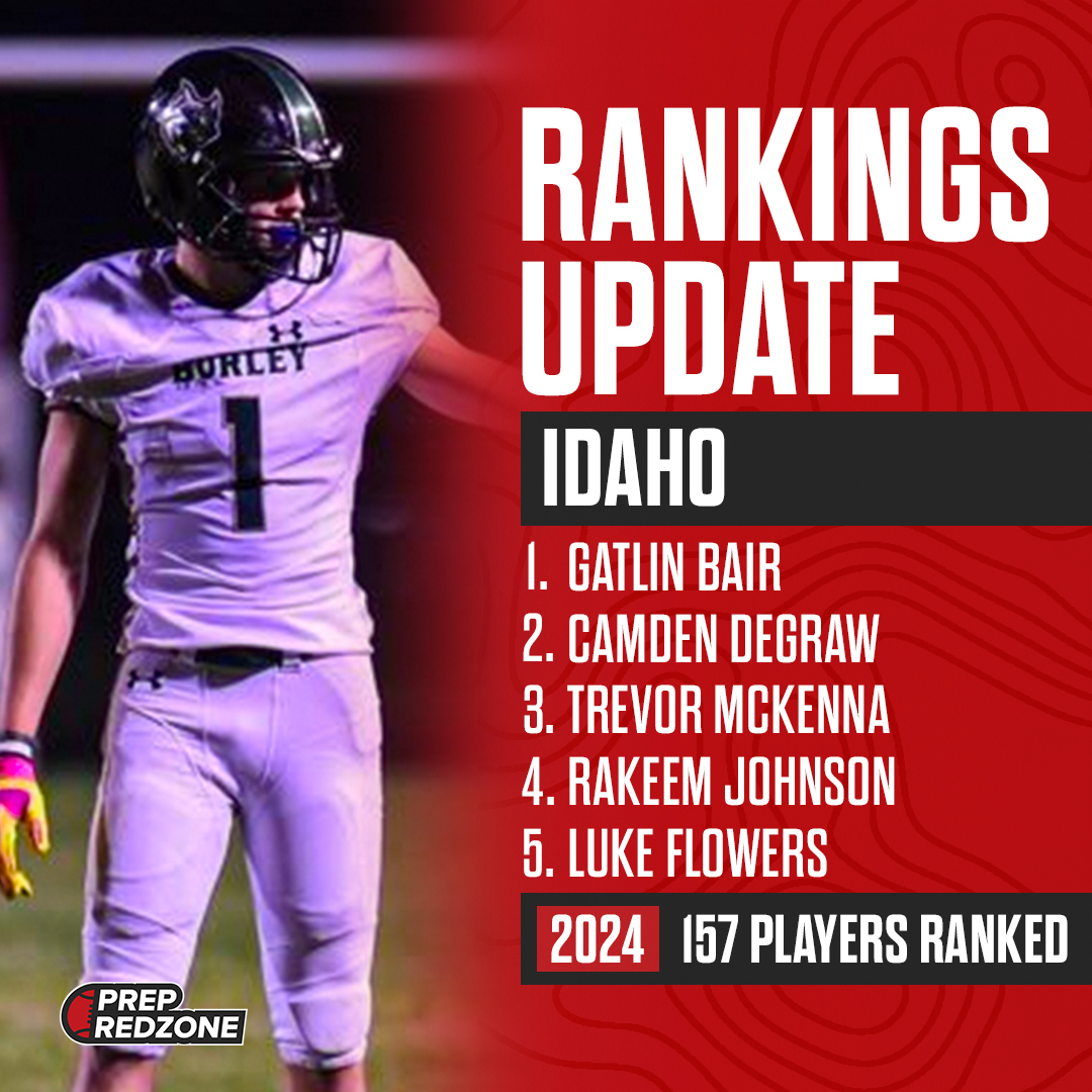 Idaho has updated the 2024 Player Rankings! ⭐ 157 total players ranked Full list: prepredzone.com/idaho/rankings… Featuring: @BairGatlin @Camden_DeGraw @Trevor__Mck @Rakeemj19 @lukeflowwers @DavisHarsin