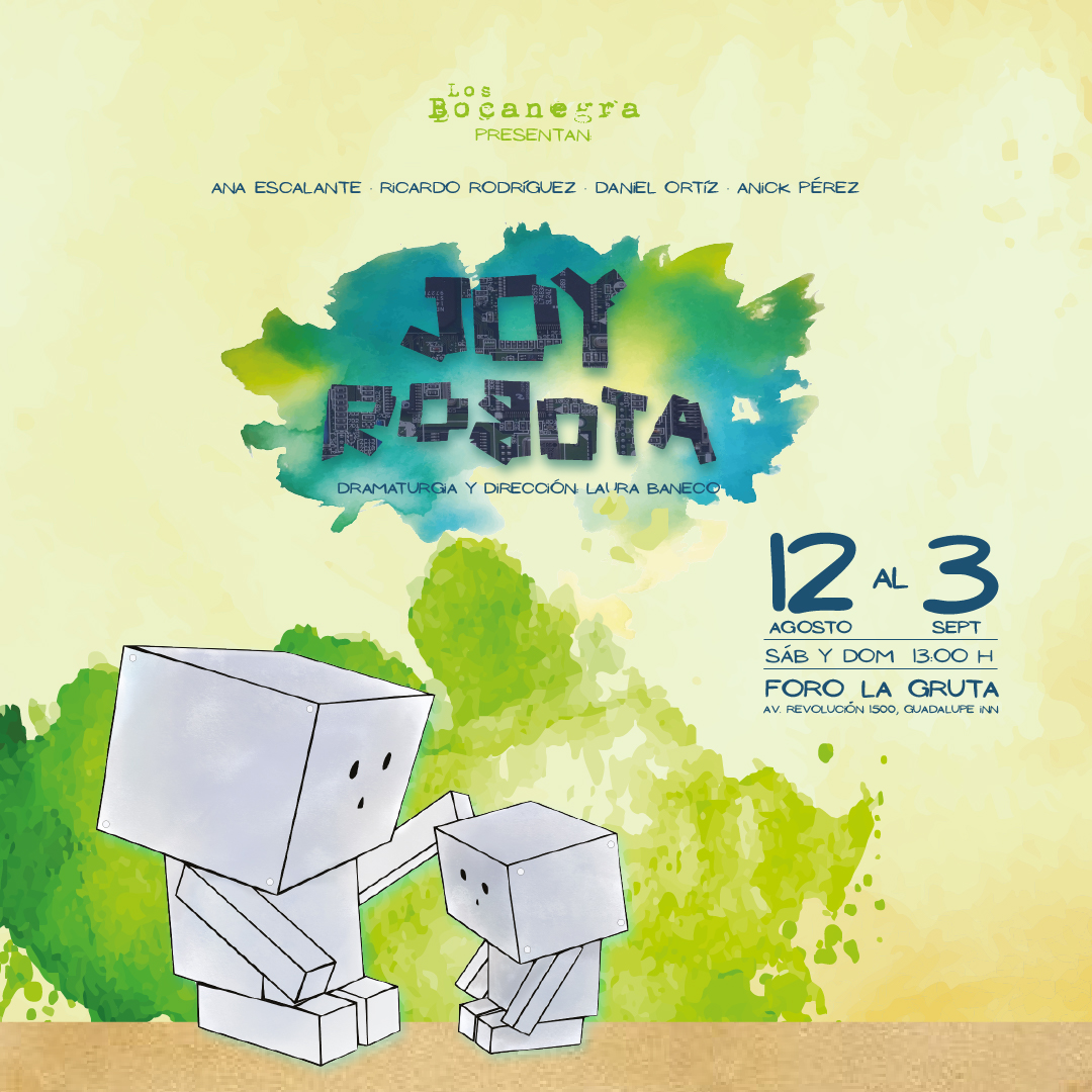 teatrobocanegra's tweet photo. 🙃Joy tiene 7 años y su mamá está lejos, su papá no ha notado que ella está empeñada en mostrarle que es un robot.
¡Nos vemos en La Gruta, #JoyRobota a partir del 12 de agosto!
Boletos 👉https://t.co/tXfJgyDEbF https://t.co/3joRQweZYu