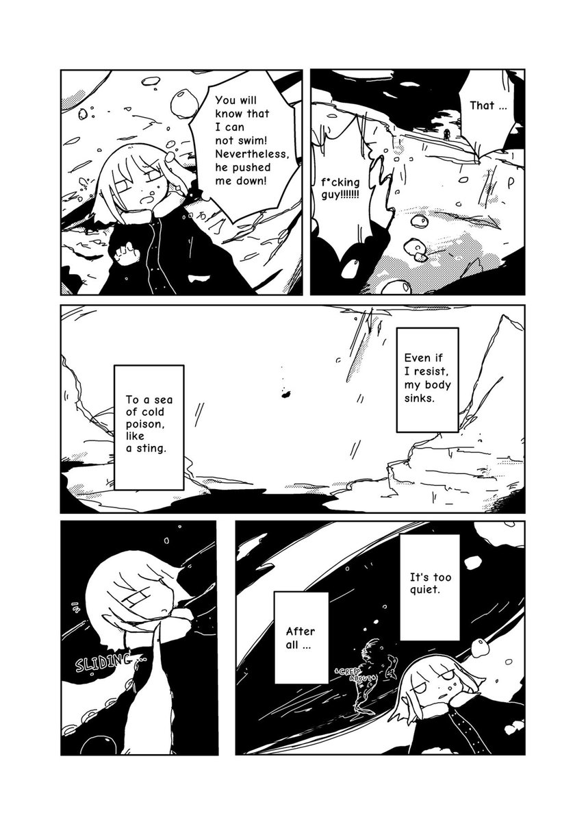 First, everything is machine translated. And the English is written horizontally, so it doesn't fit in the speech balloons! The tree above was still good because there was no onomatopoeia, but I usually write a lot, so this comic was difficult.... https://www.tumblr.com/yoka-pict/186095713055