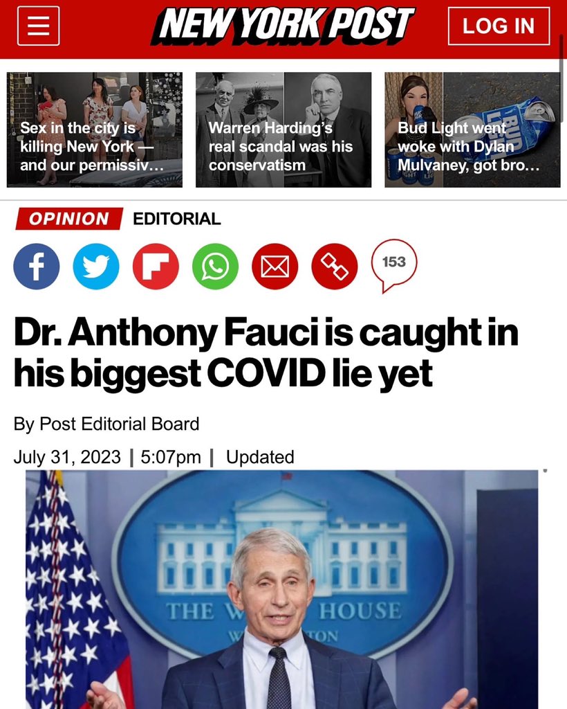 RizzaIslam's tweet photo. ‼️ Well well well - Anthony Fauci lied and lied and LIED and got caught! Let’s see where this goes. Anyone who had him on their platform needs to apologize asap! 

https://t.co/LDxg36vo8D

#IntellectualXtremist https://t.co/t6ic0EKmIe