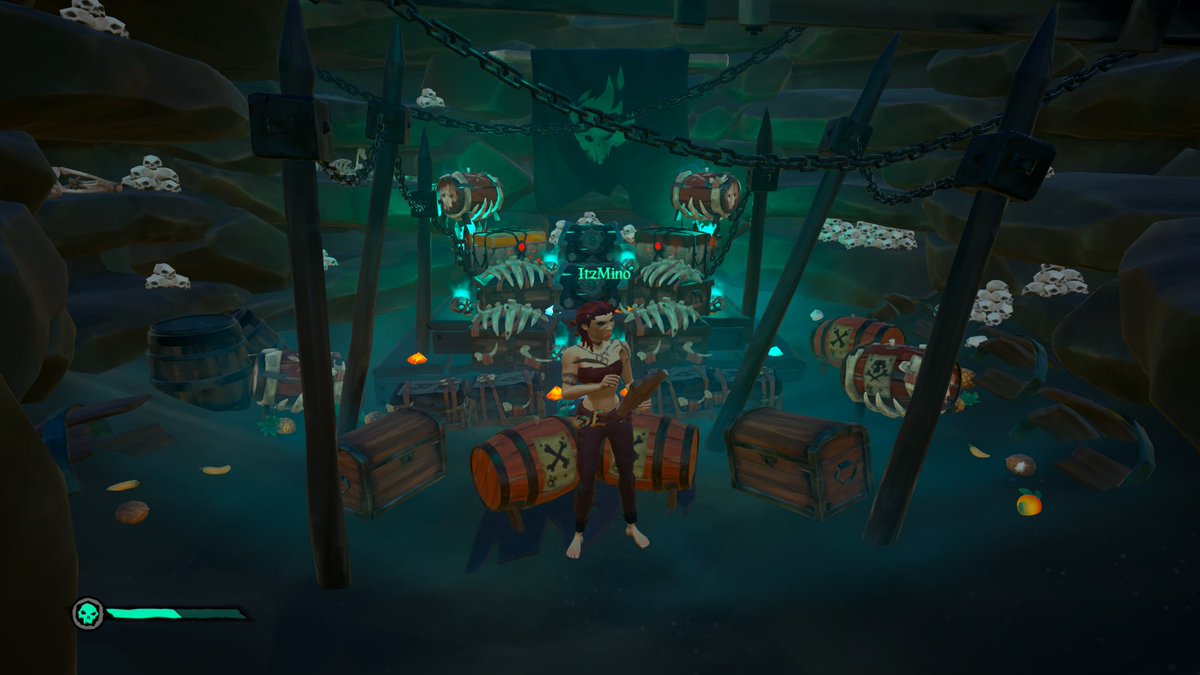 FINALLY STOLE A STACKED FORT OF THE DAMNED WITH MY FRIEND <a href="/ItzMino_/">Mino</a>  THANK YOU!
#SeaofThieves #BeMorePirate