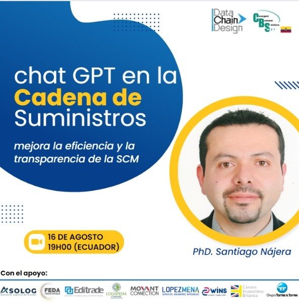 EcuaSigad's tweet photo. Chat GPT en la Cadena de Suministros

Mejora la eficiencia y la transparencia de la SCM.

🧑‍💻PhD. Santiago Najera
📅 Día: 16 de agosto de 2023
⌚️Hora: 19hrs (Ecuador)
➡️Inscripción: https://t.co/ZmEfgavmh6 https://t.co/WdhP16g9qR