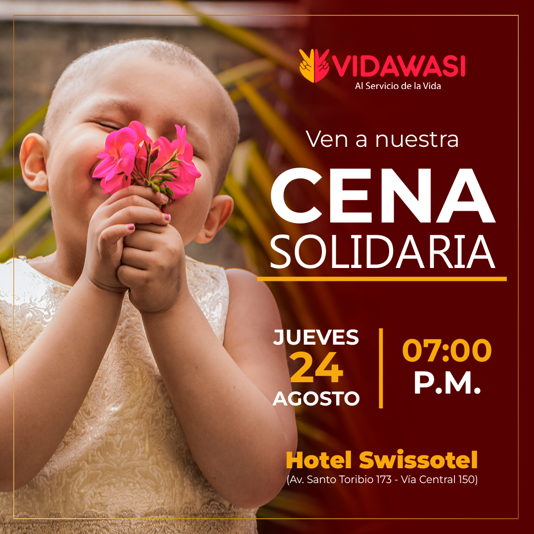 ¡Estamos a pocas semanas de nuestra Cena Solidaria y Subasta Silenciosa!
Participa de este evento benéfico, nos ayudará en la construcción del Pabellón de Cirugía Pediátrica de Alta Complejidad. 
Reserva tu entrada: tiny.cc/97l9vz

#cena #solidaria #subasta #salud #niños