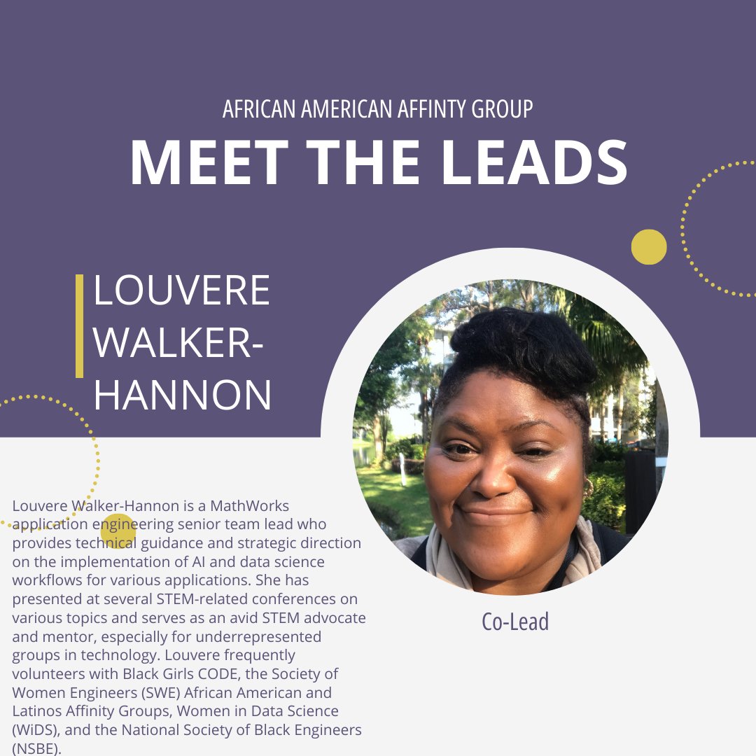 AGforSWEAA's tweet photo. Meet the Leads for FY24 for the SWE African-American Affinity Group. We are all very excited to help lead this group this year. https://t.co/msdlBuHs4W