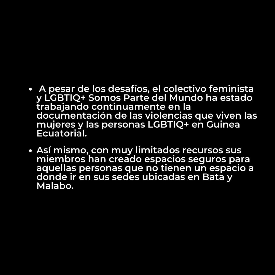 acciontriangulo's tweet photo. 🏳️‍🌈✊🏼 No más homofobia de Estado en Guinea Ecuatorial 🇬🇶❌ https://t.co/QdggtI0Rm4