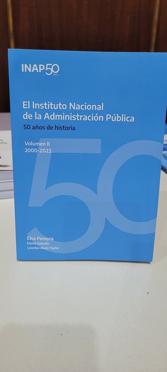 lebottinelli's tweet photo. En breve se presenta el Volumen II del libro "El Instituto Nacional de la Administración Pública. 50 años de historia" en la Jornada de Intercambio del @INAPArgentina https://t.co/Kg7om3a7ax