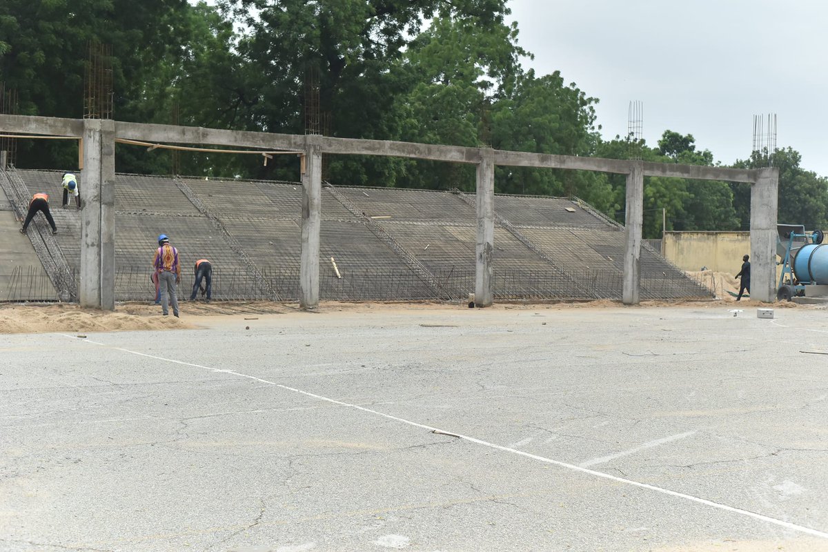 date_africa's tweet photo. 🇨🇲Cameroun :Chantier de construction du terrain multisports de FOUNANGUE à Maroua. dans le cadre du Programme Urbain Capitales Régionales financé par l'Agence Française de Développement.

#utdafounangue #utdamaroua #utdafrance #utdainfo #utdac2d #utdaafd https://t.co/NfWWma0RoG