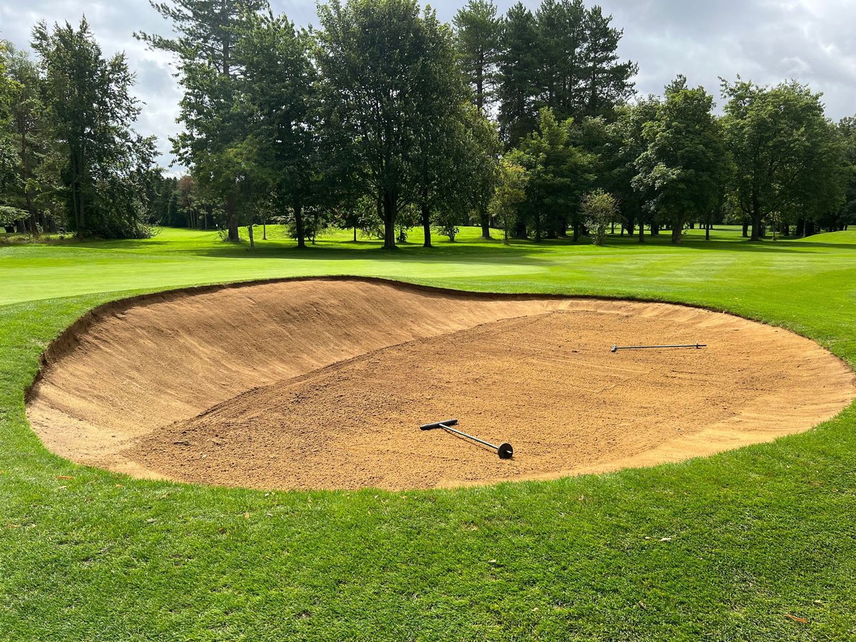 bgcgreenkeeper's tweet photo. Approaches are coming along nicely and get the approval of the local wildlife 

129mm just in July 💧last year we had 279mm in the first 9 months of the year! 🤷🏻‍♂️

More settled weather from next week is forecasted https://t.co/j0jJk5uQSN