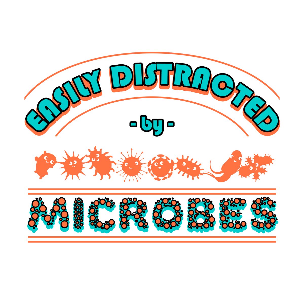 markowenmartin's tweet photo. Bonus fabulous #MicrobialArt by Rachael Webster. T-shirts, stickers, buttons are being made. This describes my everyday life, and what I hope to instill in others! #MicrobialLiteracy #MicrobialCentrism @univpugetsound @ASMicrobiology https://t.co/nUMjIE1HXY