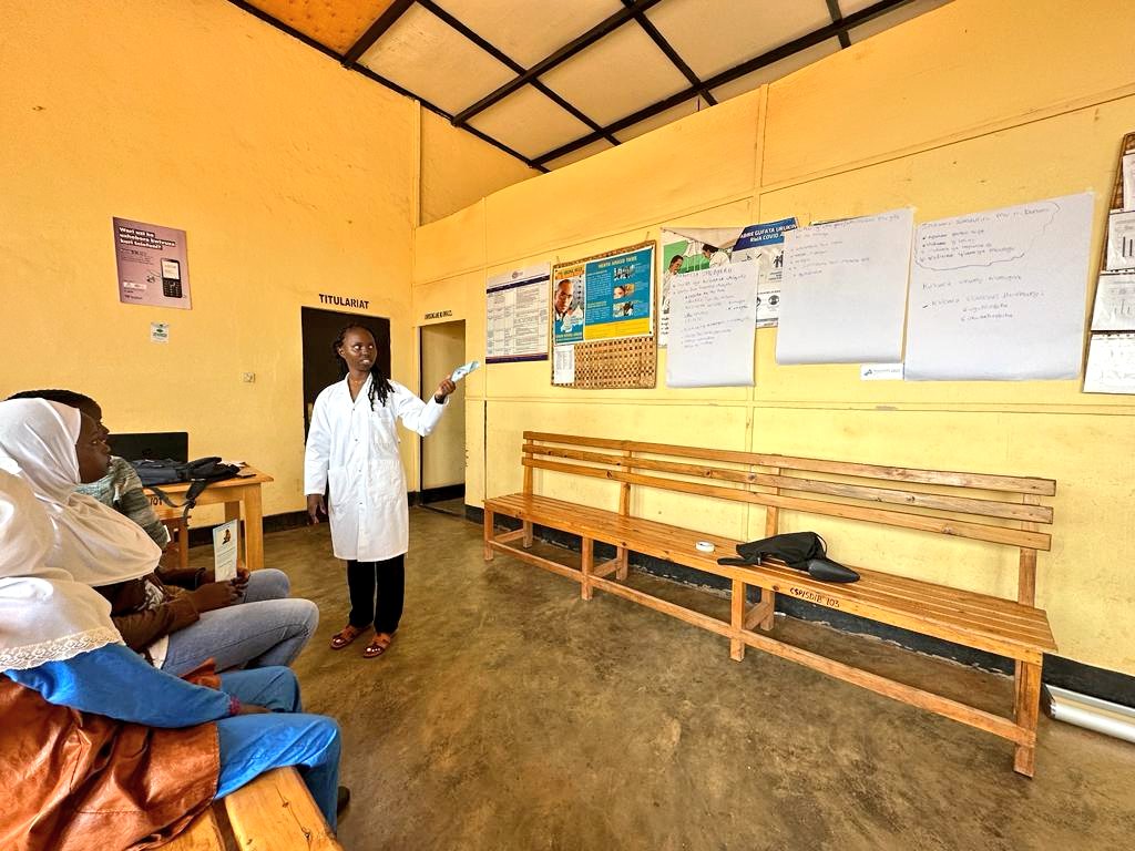 Earlier yesterday, our team spent a while with community from Huye health center, enlightening them of their #SRHR, comprehending the #FamilyPlaning and #MenstrualHygieneManagement