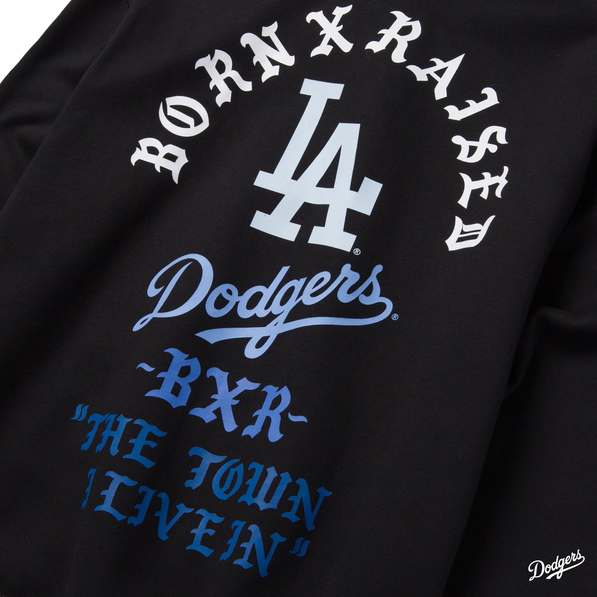 Los Angeles Dodgers X For Spanto. The Dodgers x Born x Raised merch will be available for purchase starting today at the Top of the Park or Left Field store at Dodger