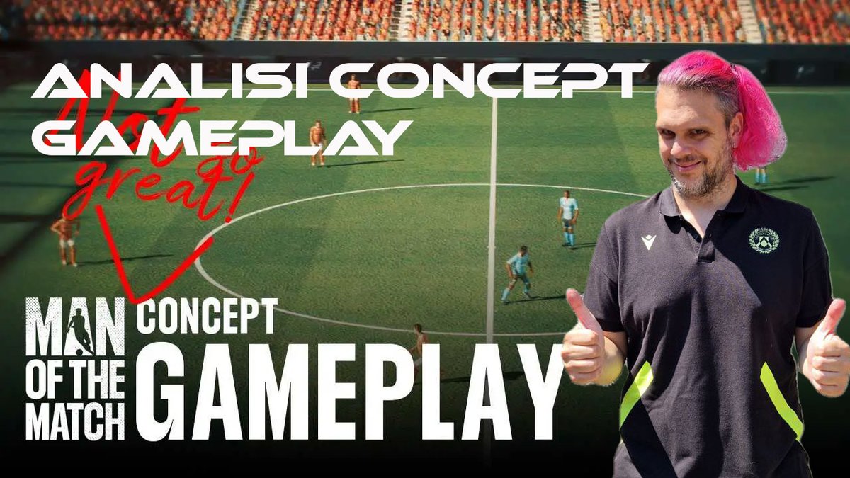 Ecco i primissimi piccoli dettagli su Gameplay di Man of the Match. O meglio, si tratta di un video dedicato al Concept Gameplay. Ve ne parlo qui sotto youtube.com/watch?v=2u1x4D… @motm_game #esports #11vs11 #calciovirtuale