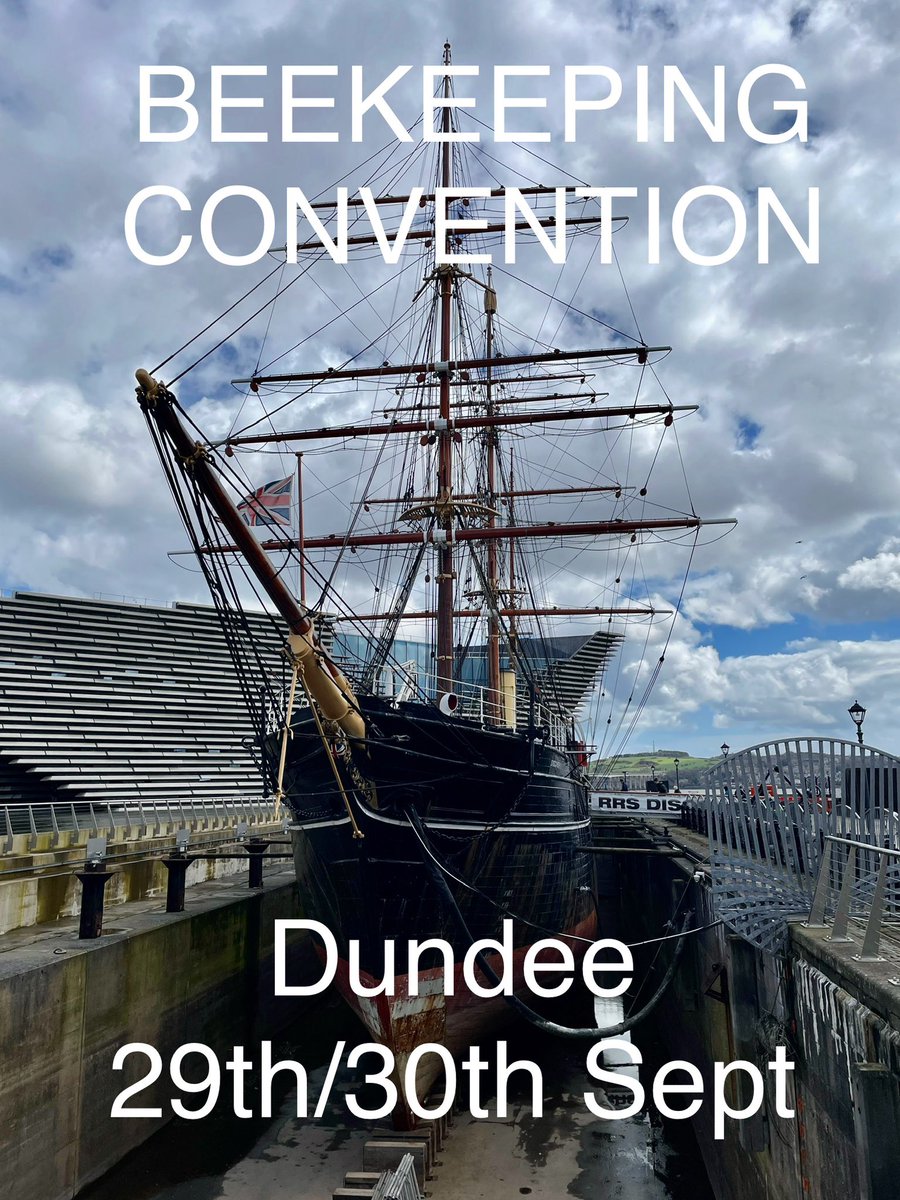 Not long til our #beekeeping #convention on 29/30 Sept in #Dundee with co-hosts Baldragon Beekeepers The theme is #Honeybee Health &amp; our wonderful speakers are Dr Kirsty Stainton &amp; Lynfa Davies. Tickets are £30 adults or £15 for juniors/students, visit 
sbaconvention.org.uk