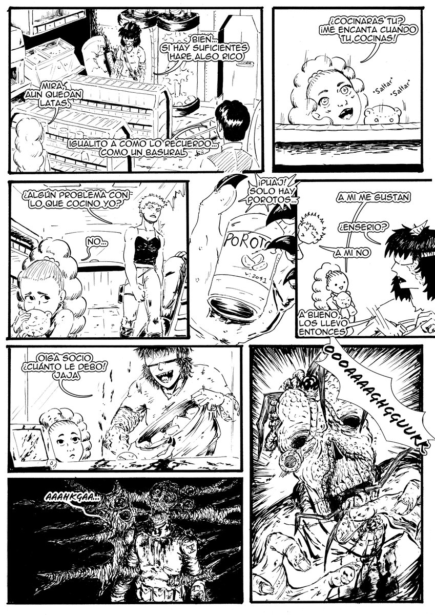 JaniceQuinteros's tweet photo. "36 Días - capitulo 01"             
Pag: 34-37    
 Patreon: JaniceQW            
#36dias #if #tinta #plumilla #guerra #ink #nib #blackandwhite #war #apocalypse #drawing #ilustration #zombie #ペン先 #インク https://t.co/HvD9SKEWox