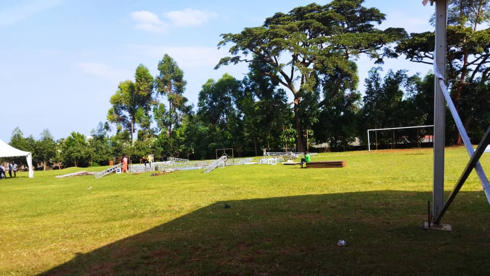 PICTORIAL! Preparations are in high gear for the Jinja College Platinum Jubilee Celebrations this Saturday 5th August 2023. #TheKampalaReportUpdates