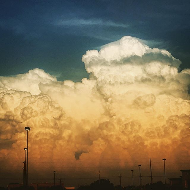 Beautiful view towards the heavens tonight. #sky #nature #summerstorms #sunset