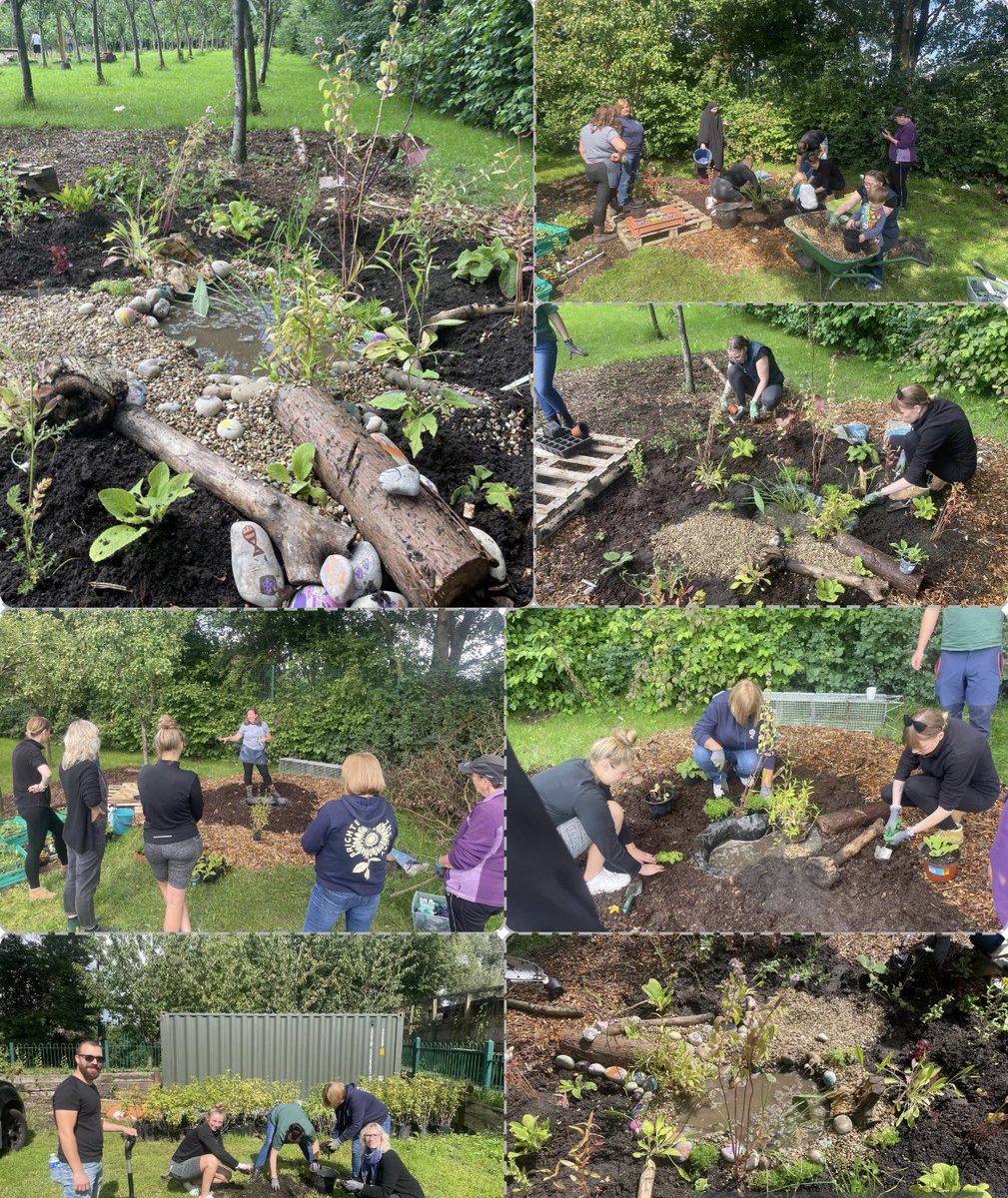 Northern_LilyGM's tweet photo. We enjoyed planting up the first pond, creating varied habitats to attract wildlife and increase biodiversity at #GROWE
Looking forward to seeing what moves in over the next few weeks 🐸 🦎
@gmenvfund @GMGreenCity @OldhamCouncil @Oldham_Hour @SupportSawn @LankellyChase https://t.co/473eiTOzAG